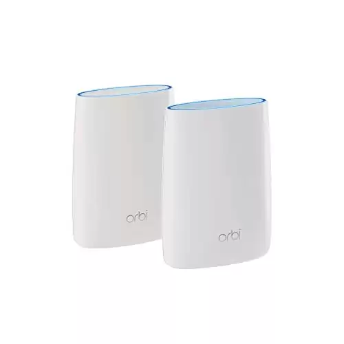 NETGEAR Orbi Tri-band Whole Home Mesh WiFi System with 3Gbps Speed (RBK50)