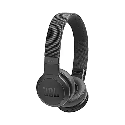 JBL LIVE 400BT, On-Ear Wireless Headphones, Black