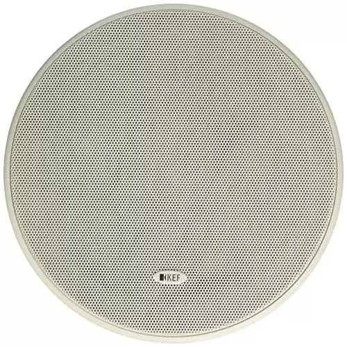 KEF CI160QR Round In-Ceiling Speaker Architectural Loudspeaker (Single),White