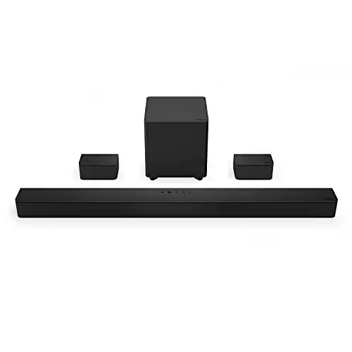VIZIO V-Series 5.1 Home Theater Sound Bar with Dolby Audio, Bluetooth, Wireless Subwoofer, Voice Assistant Compatible, Includes Remote Control – V51x-J6
