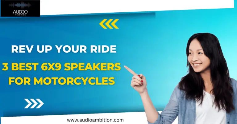 Rev Up Your Ride: 3 Best 6×9 Speakers for Motorcycles