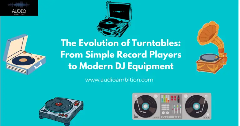 The Evolution of Turntables: From Simple Record Players to Modern DJ Equipment