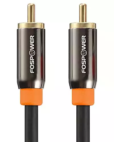 FosPower (10 Feet Digital Audio Coaxial Cable