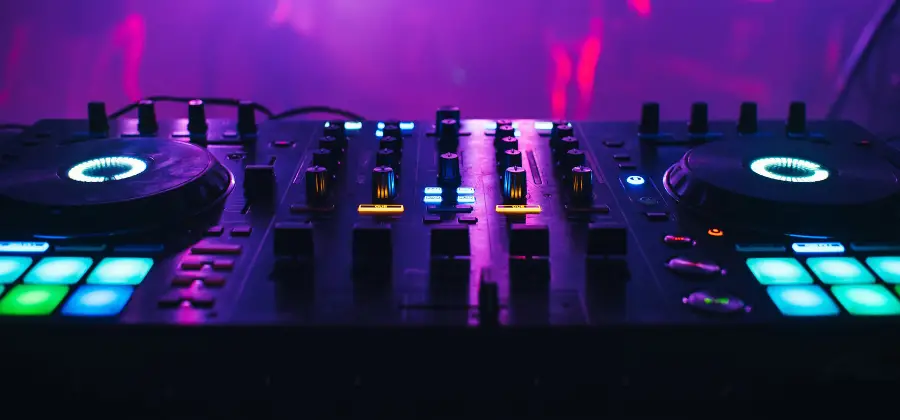 DJ Equipment with Built-in Lighting Effects