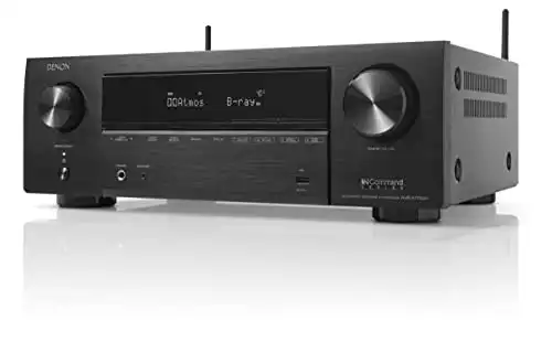 Denon AVR-X1700H 7.2 Channel AV Receiver – 80W/Channel (2021 Model), Advanced 8K HDMI Video w/eARC, Dolby Atmos, DTS:X, Built-in HEOS, Amazon Alexa Voice Control (Discontinued by Manufacturer)